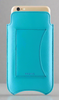 NueVue iPhone 11 Pro Max and iPhone Xs Max Wallet Case Faux Leather | Teal Blue | Sanitizing Screen Cleaning