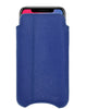 Apple iPhone 16 / 16 Pro French Blue Faux Leather Case with NueVue Patented Antimicrobial, Germ Fighting and Screen Cleaning Technology