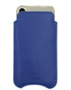 Apple iPhone 16 / 16 Pro French Blue Faux Leather Case with NueVue Patented Antimicrobial, Germ Fighting and Screen Cleaning Technology
