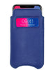 Apple iPhone 16 / 16 Pro French Blue Faux Leather Case with NueVue Patented Antimicrobial, Germ Fighting and Screen Cleaning Technology