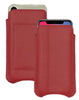 Apple iPhone 16 / 16 Pro Rose Red Faux Leather Wallet Case with NueVue Patented Antimicrobial, Germ Fighting and Screen Cleaning Technology
