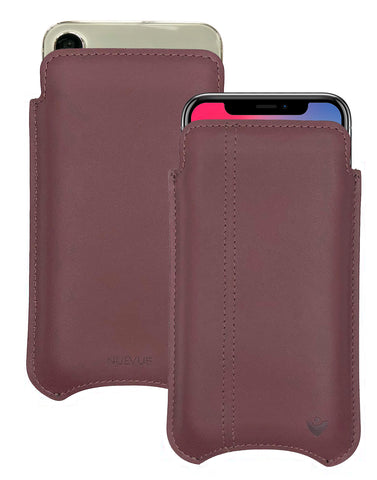 NueVue iPhone X Leather Brown iPhone Case