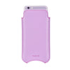 NueVue iPhone 6 case purple vegan leather self cleaning case