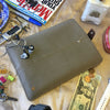 NueVue iPad case Khaki cotton twill self cleaning case