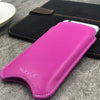 NueVue iPhone 8 / 7 Plus Case Pink Leather sleeve case lifestyle 2