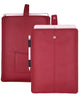 iPad Pro Sleeve Case in Rose Red Faux Leather | Screen Cleaning and Sanitizing Lining