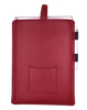 iPad Pro Sleeve Case in Rose Red Faux Leather | Screen Cleaning and Sanitizing Lining