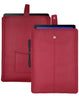 Samsung Galaxy Tab A Sleeve Case in Rose Red Faux Leather