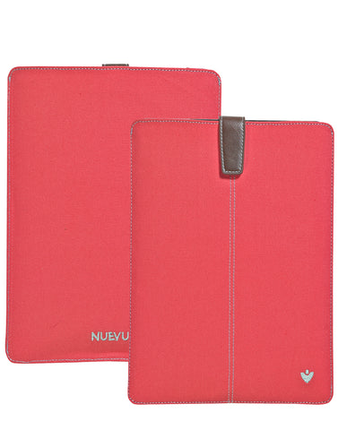 Samsung Galaxy Tab S2 Sleeve Case in Coral Pink Canvas