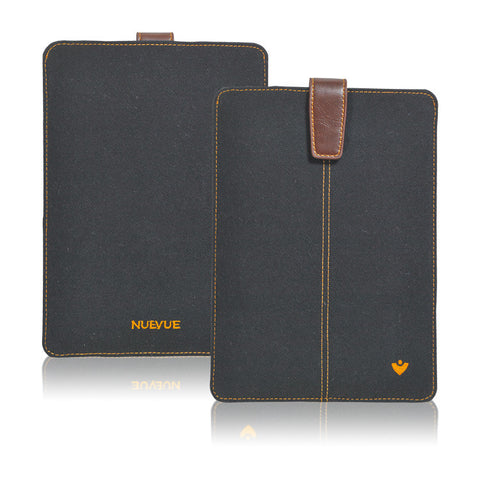 iPad mini Case in Black Cotton Twill | Screen Cleaning Sanitizing Sleeve Case.