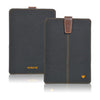 iPad mini Case in Black Cotton Twill | Screen Cleaning Sanitizing Sleeve Case.