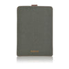 Apple iPad mini Case in Green Cotton Twill  | Screen Cleaning Sanitizing Sleeve Case