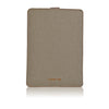 Apple iPad mini case in Khaki Cotton Twill | Screen Cleaning Sanitizing Lining