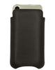 Apple iPhone 16 / 16 Pro Black Leather Case with NueVue Patented Antimicrobial, Germ Fighting and Screen Cleaning Technology