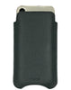 Apple iPhone 16 / 16 Pro Pirate Black Faux Leather Case with NueVue Patented Antimicrobial, Germ Fighting and Screen Cleaning Technology