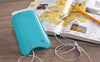 NueVue iPhone 8 / 7 Plus blue vegan leather case lifestyle 1