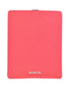 Apple iPad Sleeve Cover Case in Coral Pink Canvas | Screen Cleaning Sanitizing Lining