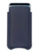 Samsung Galaxy S9+| S8+ Wallet Case in Blueberry Blue Leather | NueVue Screen Cleaning and Sanitizing