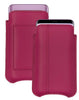 Samsung Galaxy S9+| S8+ Wallet Case in Samba Red Leather | NueVue Screen Cleaning and Sanitizing Case