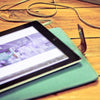 NueVue Aqua Green Apple iPad Case 