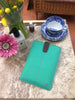 iPad mini Case in Green Canvas | Screen Cleaning Sanitizing Sleeve Case