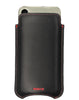 iPhone 14 / 14 Pro Black/Red Leather Case with NueVue Patented Antimicrobial, Germ Fighting and Screen Cleaning Technology