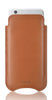 NueVue iPhone 11 and iPhone XR Case Napa Leather | Tan | Sanitizing Screen Cleaning Case