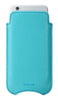 Apple iPhone 6/6s Plus Case in Teal Blue Vegan Leather | Screen Cleaning Sanitizing Lining | smart window