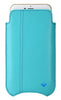 NueVue iPhone 6 Plus Case Blue Vegan leather self cleaning case