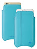 NueVue iPhone 8 / 7 Plus blue vegan leather sleeve case