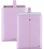 NueVue iPad case purple vegan leather self cleaning interior