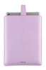 NueVue iPad case purple vegan leather self cleaning interior