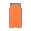 NueVue iPhone 8 / 7 Case orange vegan leather self cleaning case