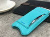 NueVue iPhone 11 & iPhone XR Wallet Case Faux Leather | Teal Blue | Sanitizing Screen Cleaning