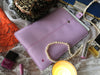 NueVue iPad case purple vegan leather self cleaning interior lifestyle