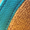 NueVue iPhone 8 / 7 Case vegan blue leather sleeve interior