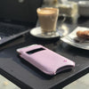 NueVue iPhone 8 / 7 Plus Case Purple vegan leather case lifestyle 1