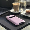 NueVue iPhone 8 / 7 Plus Case Purple vegan leather case lifestyle 1