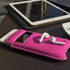 NueVue iPhone 6 case pink leather self cleaning case