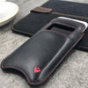 NueVue iPhone 8 / 7 Case black leather with wallet and window