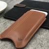 NueVue iPhone 6 case tan leather self cleaning case