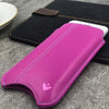 NueVue iPhone 6 case pink leather self cleaning case