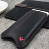 NueVue iPhone 6s Plus black leather case lifestyle