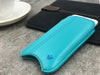 NueVue iPhone 8 / 7 Plus blue vegan leather case lifestyle