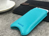 NueVue iPhone 8 / 7 Plus blue vegan leather case lifestyle 3