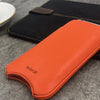 NueVue iPhone 13 mini Plus Orange Pouch cleaning case