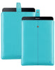 Samsung Galaxy Tab S2 Sleeve Case in Teal Blue Faux Leather