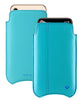 iPhone Case in Blue Faux Leather