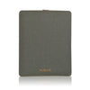 iPad Sleeve Case Green Cotton Twill | Screen Cleaning Sanitizing Microfiber Lining