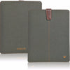 iPad Sleeve Case Green Cotton Twill | Screen Cleaning Sanitizing Microfiber Lining